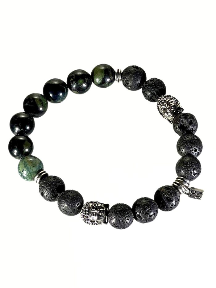 BURMA - Green Jasper Stone 10 mm