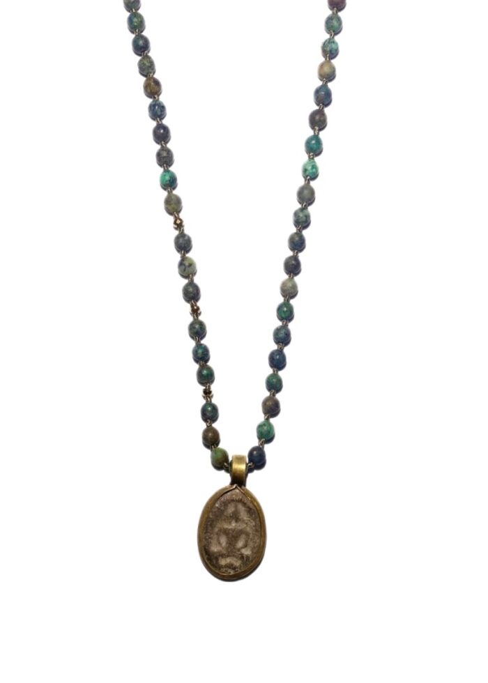 BUDDHA 6 necklace African Turquoise