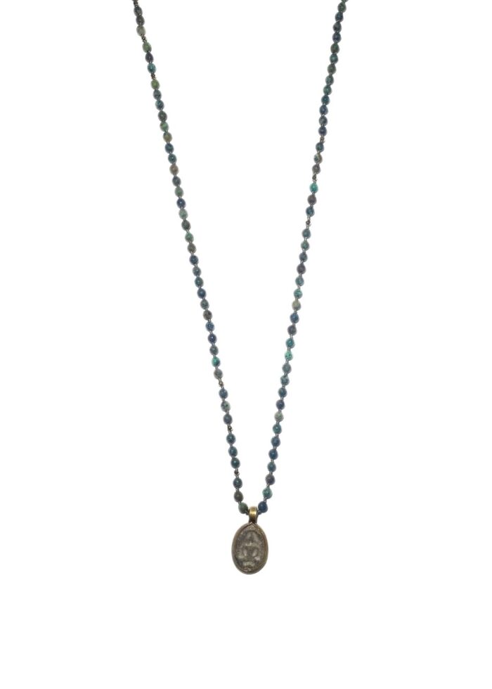 BUDDHA 6 necklace African Turquoise - Image 2
