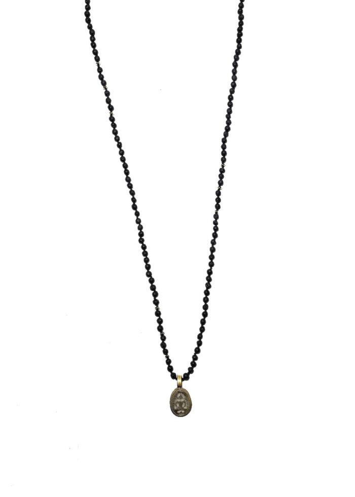BUDDHA 6 lava necklace gold - Image 2