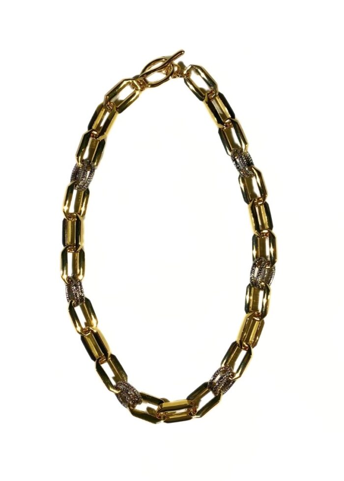 GRACE necklace gold mix
