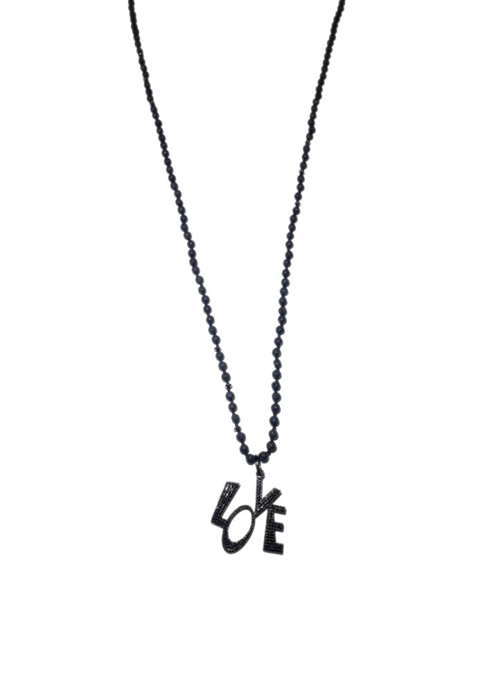 LOVE LAVA necklace black - Image 2