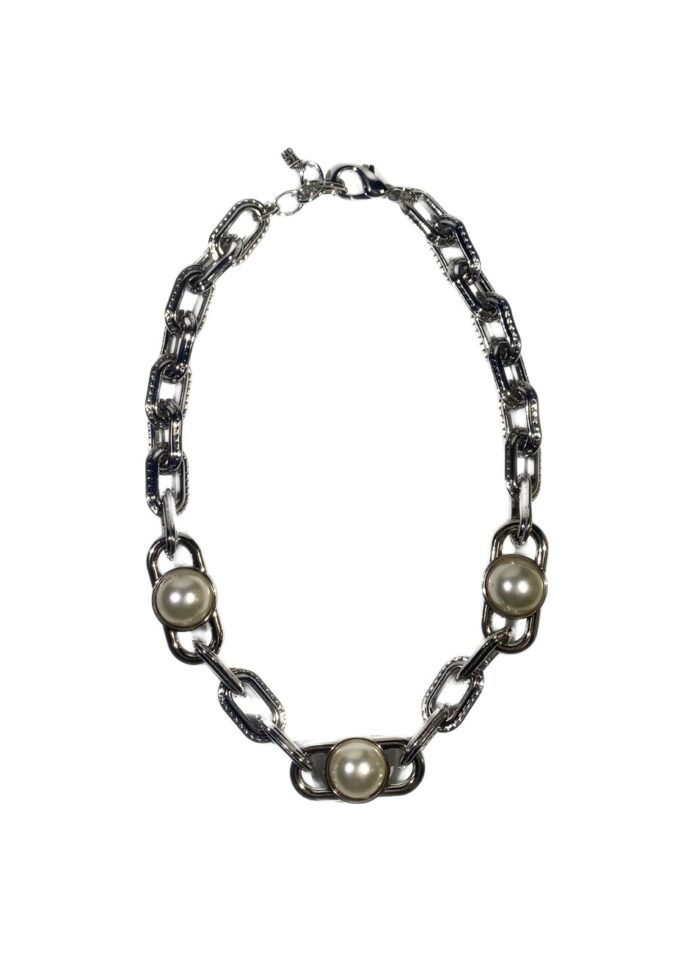 MILANO PEARL necklace silver