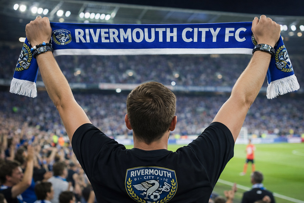 Rivermouth supporter at a soccer game